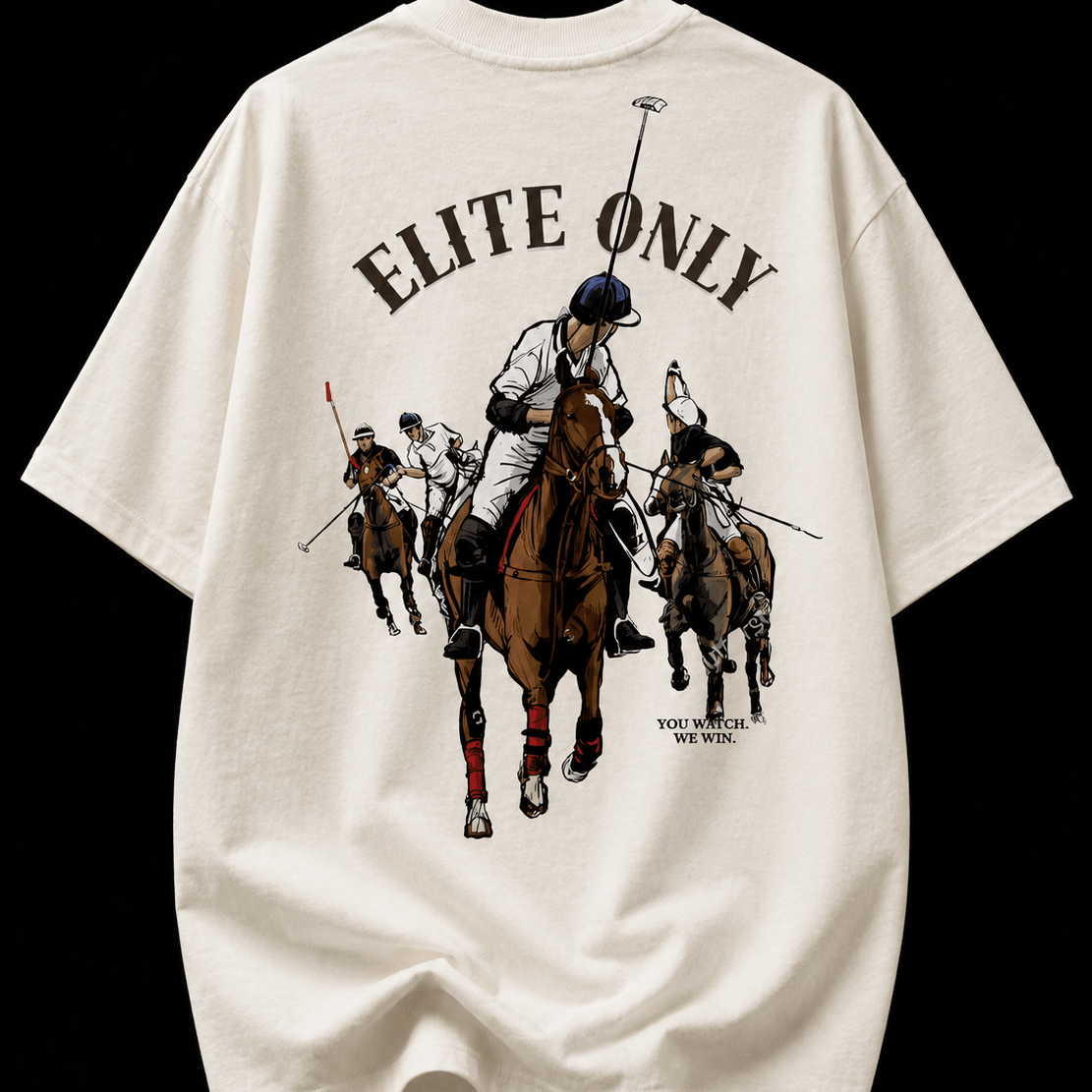 Elite Only - Oversized Graphic T-shirt - Graphic-Tee | G STREET