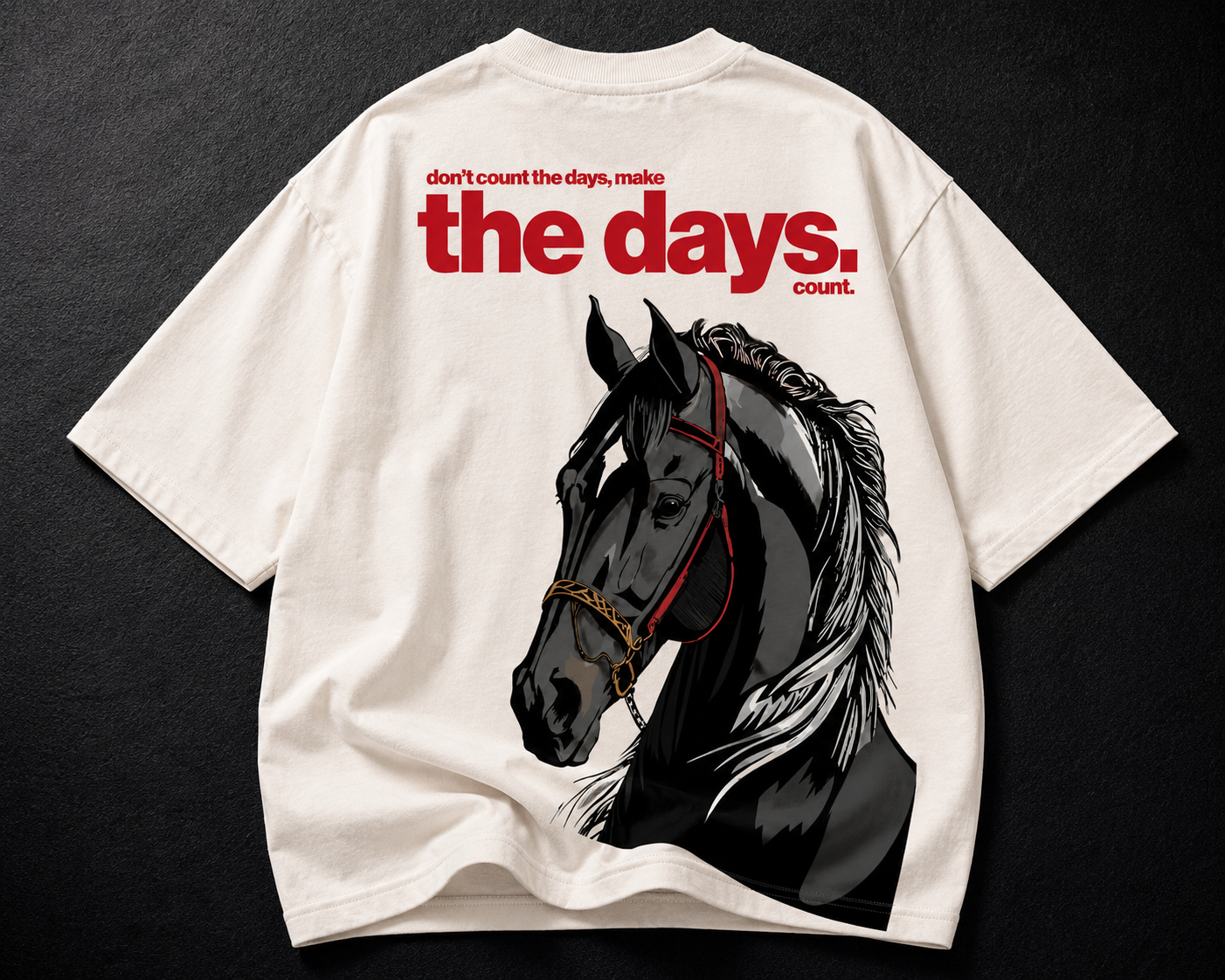 Horsepower - Oversized Graphic T-shirt