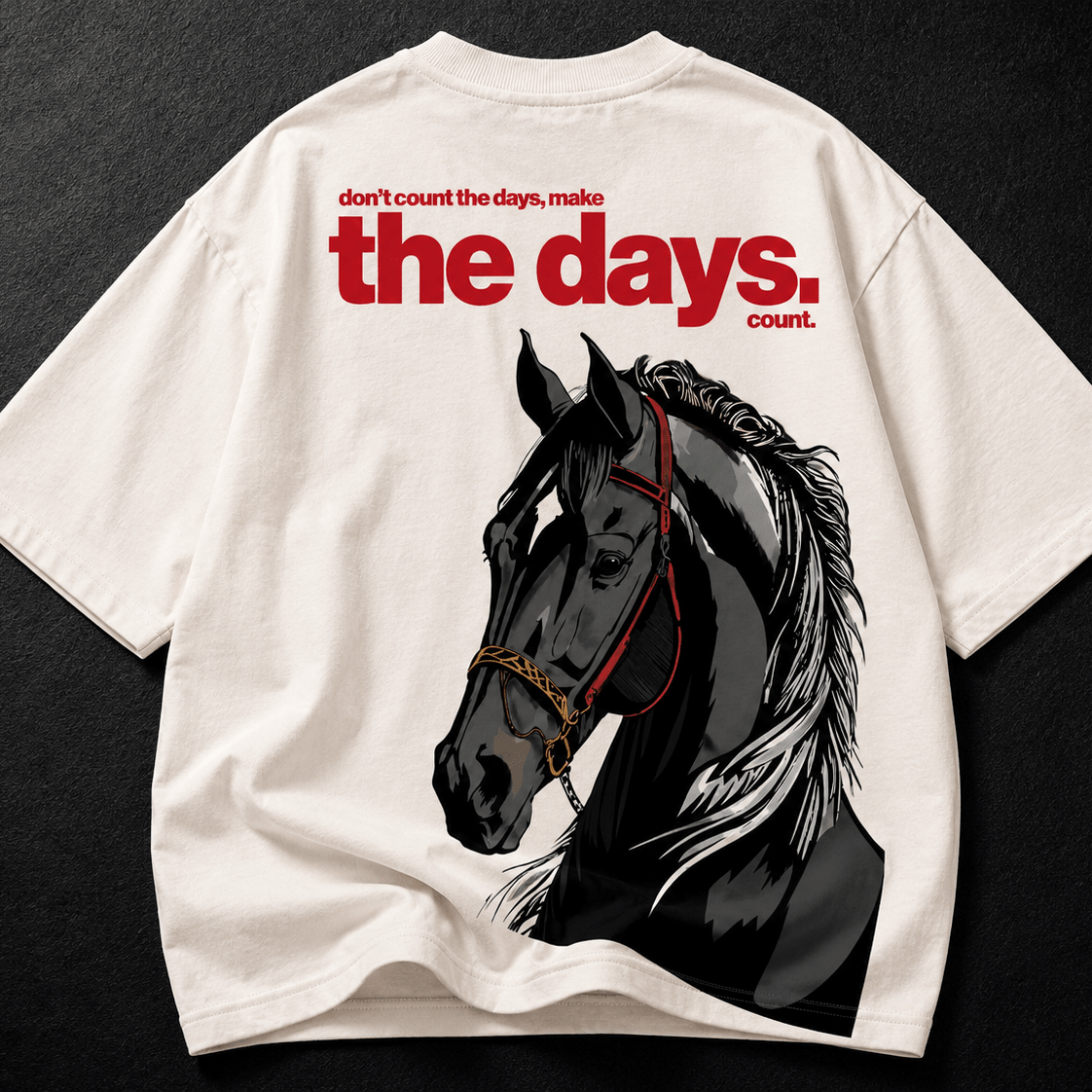 Horsepower - Oversized Graphic T-shirt - Graphic-Tee | G STREET