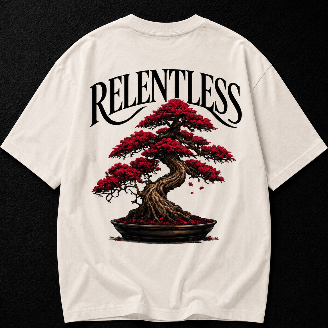 Relentless - Oversized Graphic T-shirt - Graphic-Tee | G STREET