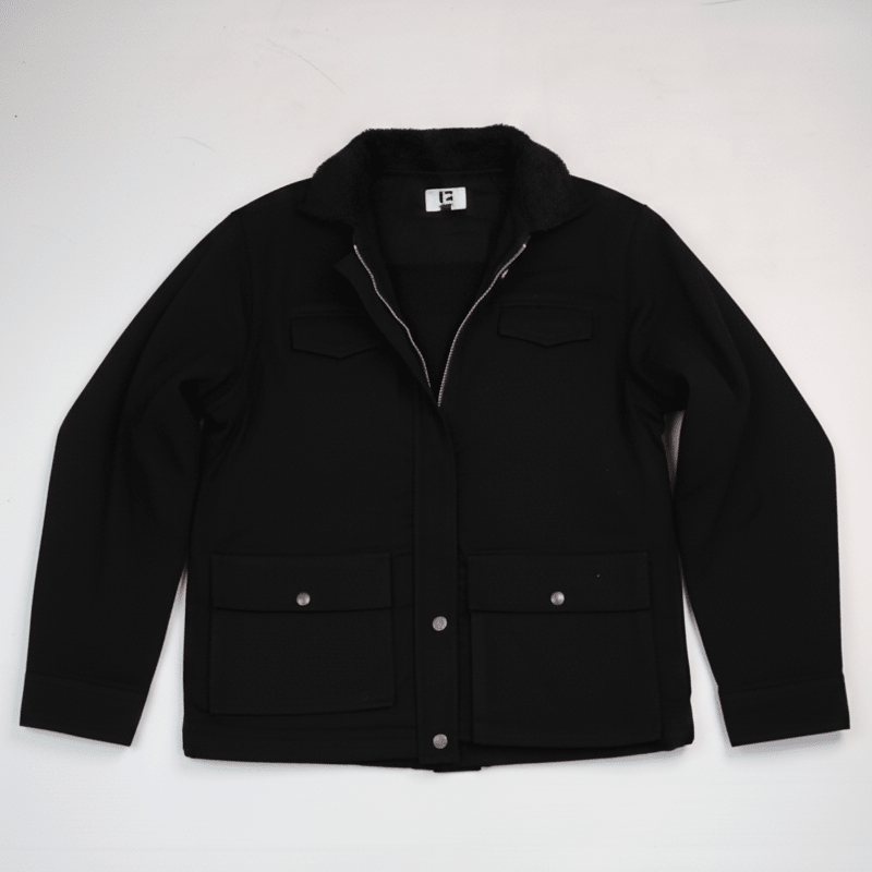 Denim Sherpa Trucker Jacket - | G STREET