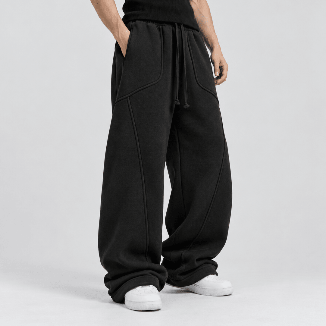 Straight-Leg Trousers - | G STREET