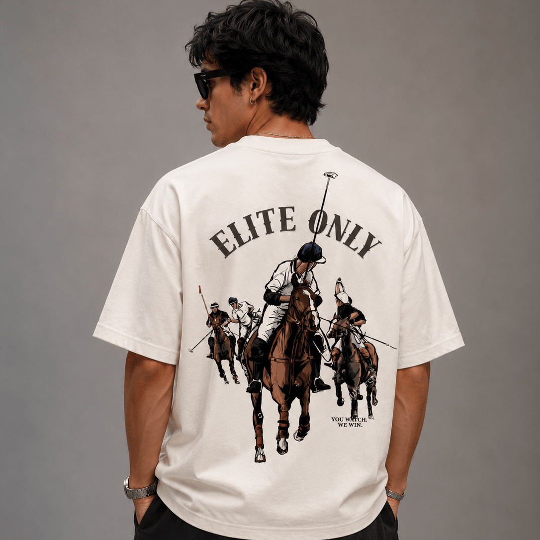 Elite Only - Oversized Graphic T-shirt - Graphic-Tee | G STREET