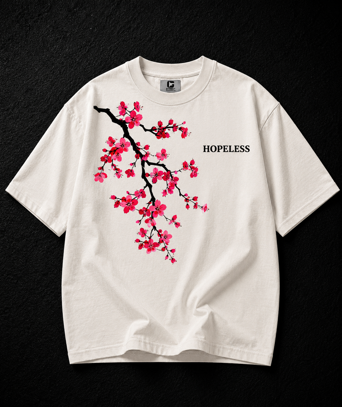 Hopeless Romantic - Oversized Graphic T-shirt