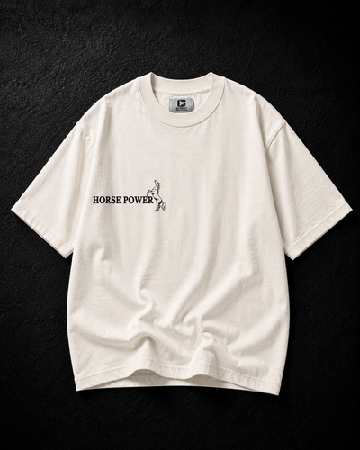 Horsepower - Oversized Graphic T-shirt