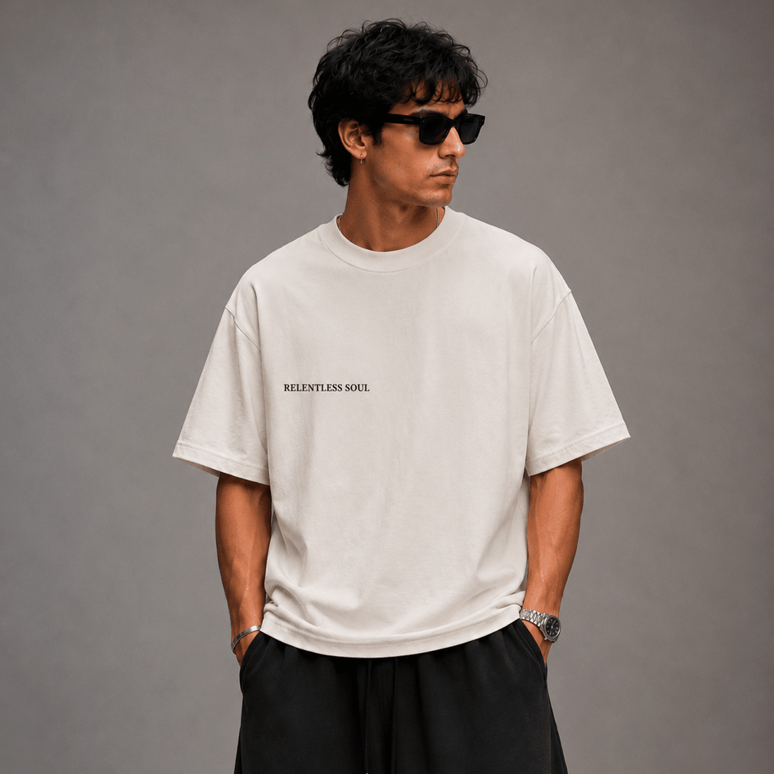 Relentless - Oversized Graphic T-shirt - Graphic-Tee | G STREET