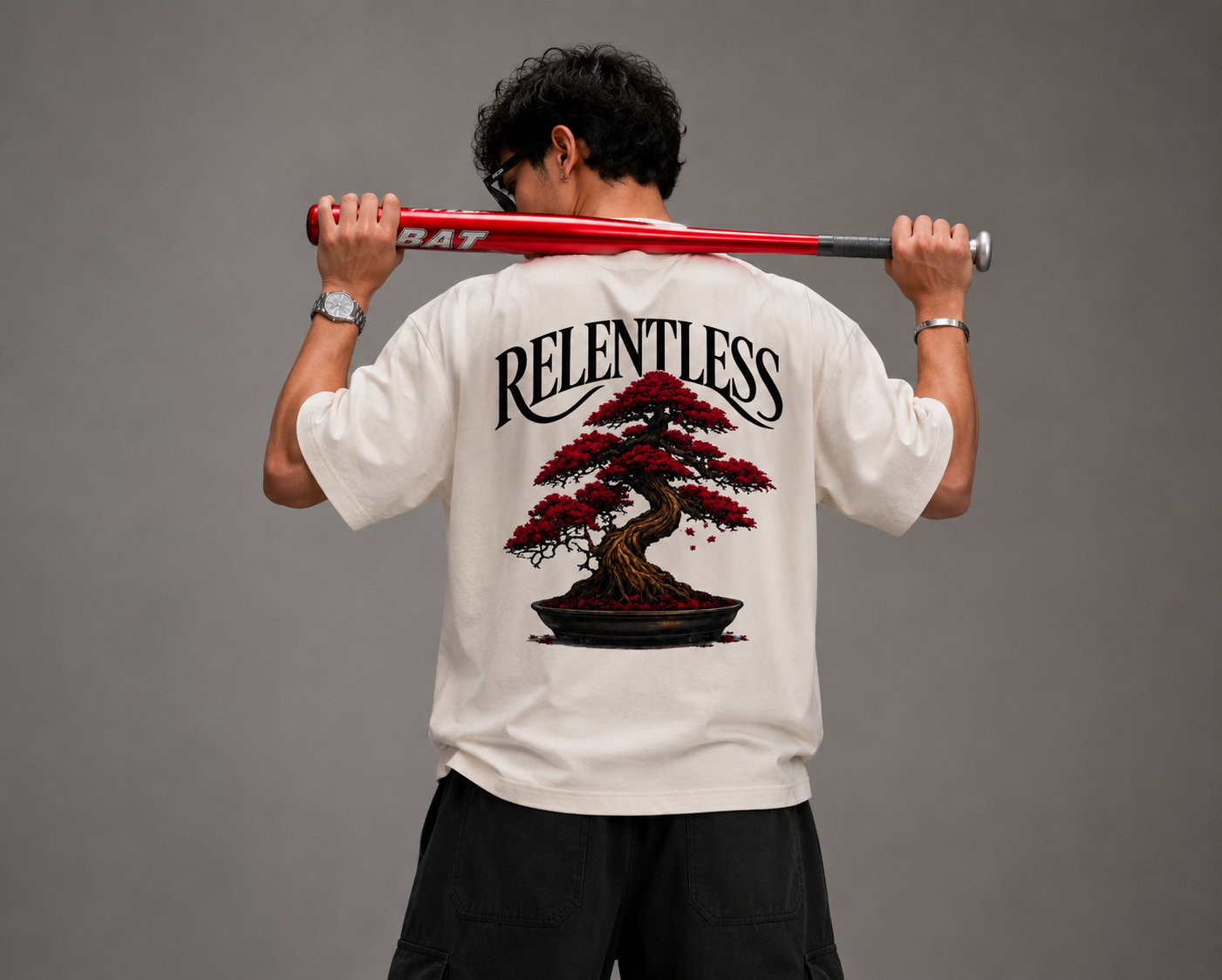 Relentless - Oversized Graphic T-shirt