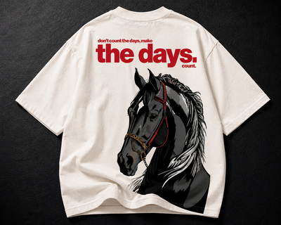 Horsepower - Oversized Graphic T-shirt