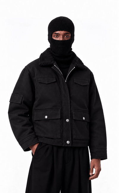 Denim Sherpa Trucker Jacket - | G STREET
