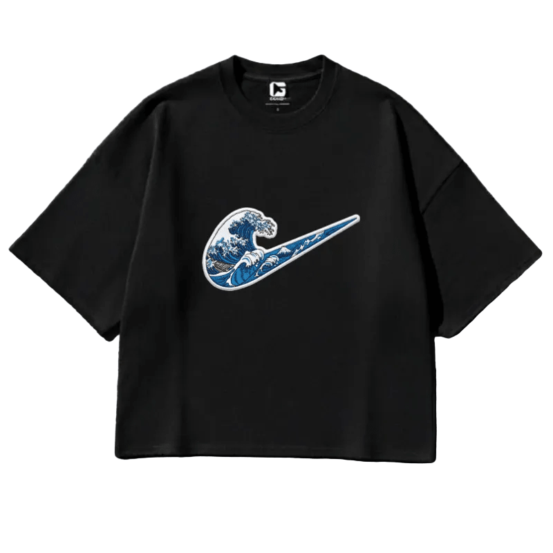 Ride the wave - Oversized graphic T-shirt - Graphic T-Shirt | G STREET