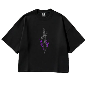 Bleed Purple - Oversized graphic T-shirt