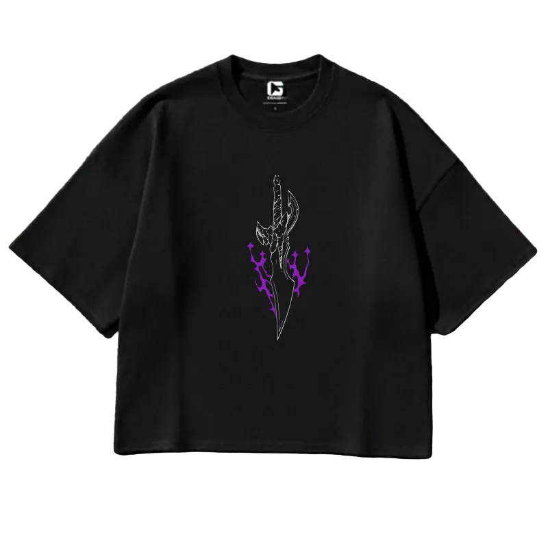 Bleed Purple - Oversized graphic T-shirt