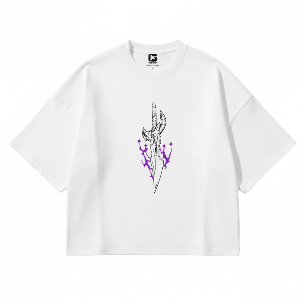 Bleed Purple - Oversized graphic T-shirt