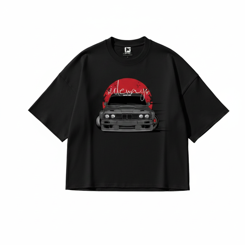 Sideways - Oversized graphic T-shirt