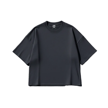 Oversized Dropped Shoulder T-Shirt - Grey