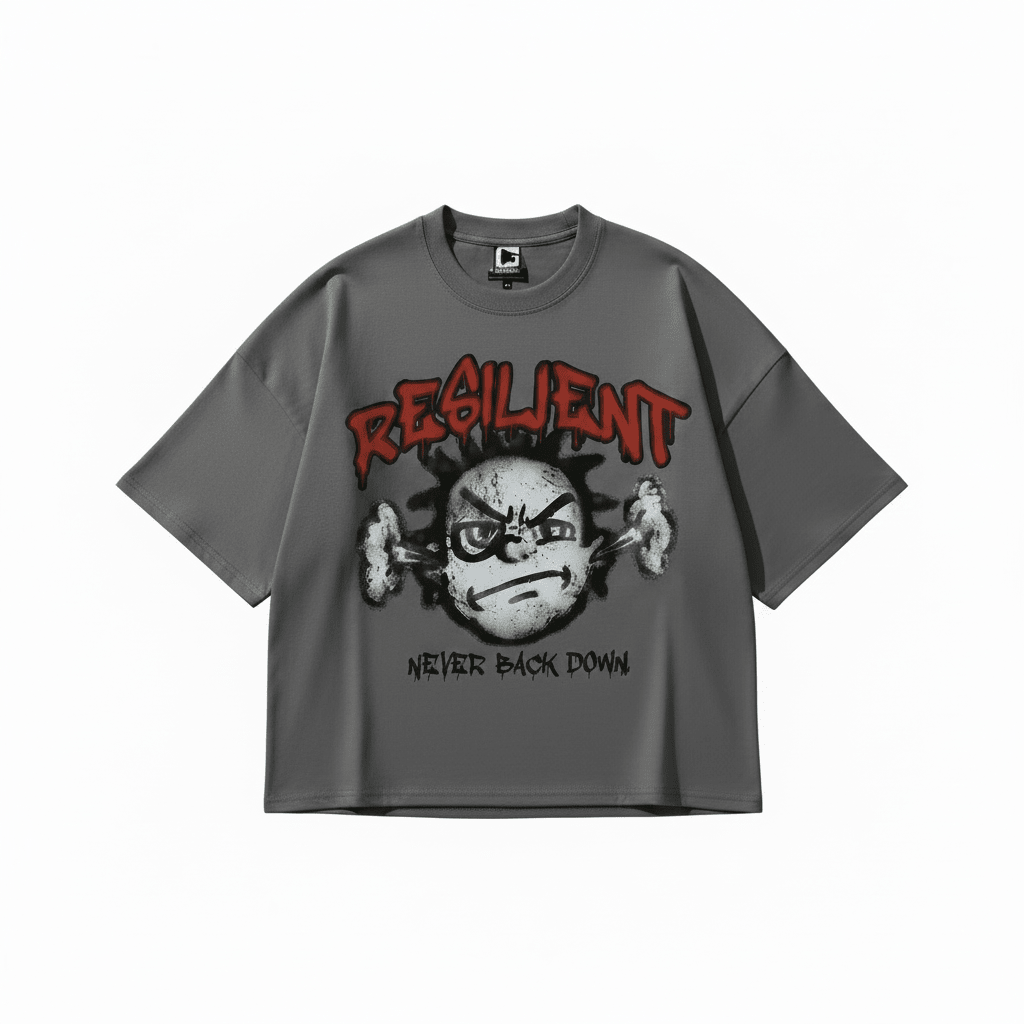 Resilient - Oversized graphic T-shirt - Graphic T-Shirt | G STREET