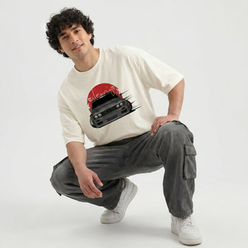 Sideways - Oversized graphic T-shirt
