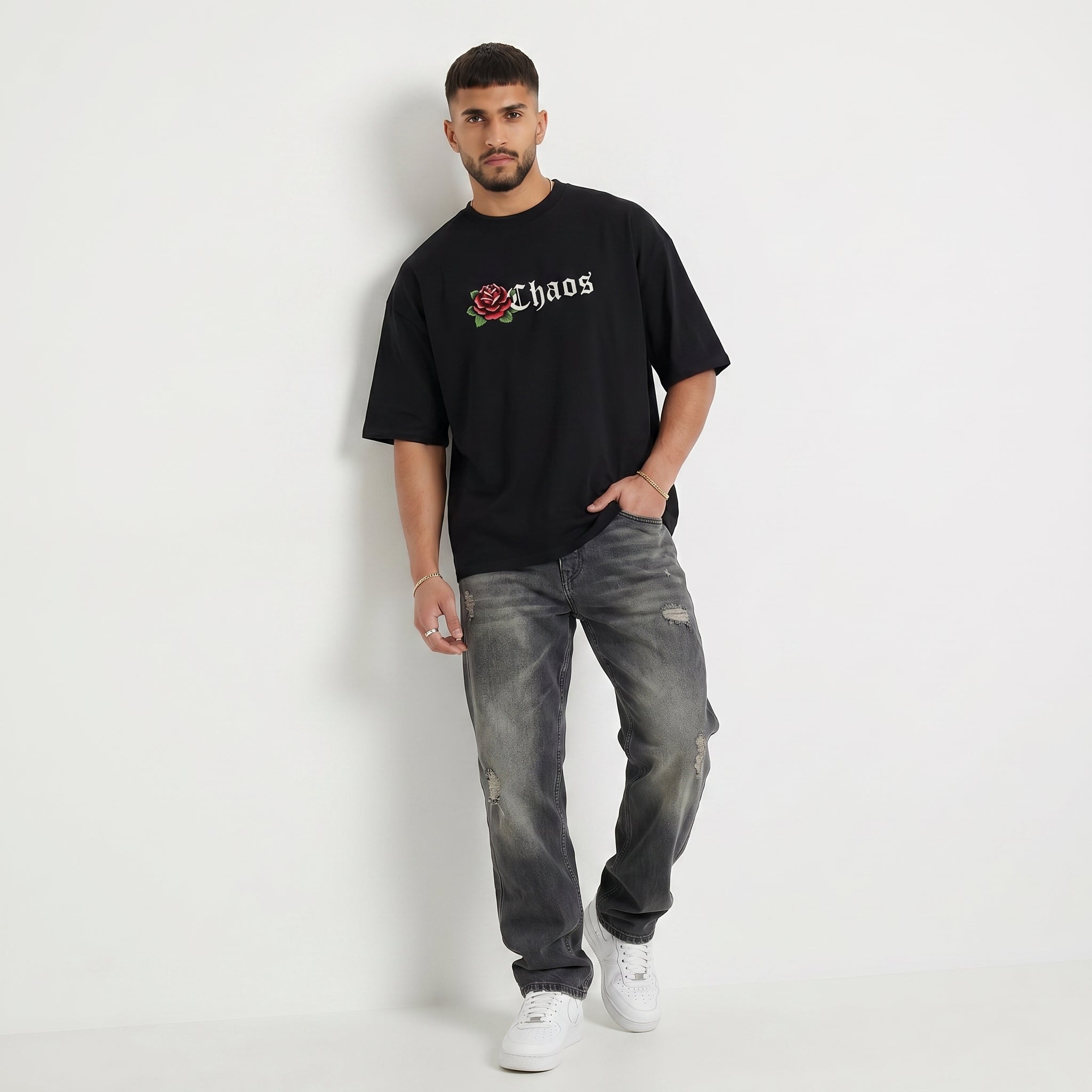 Chaos Redefined - Oversized graphic T-shirt
