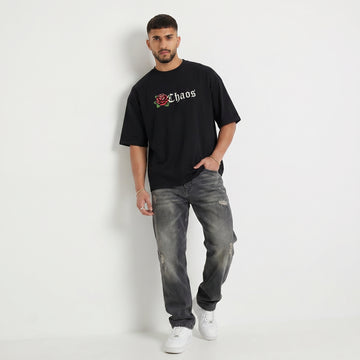Chaos Redefined - Oversized graphic T-shirt