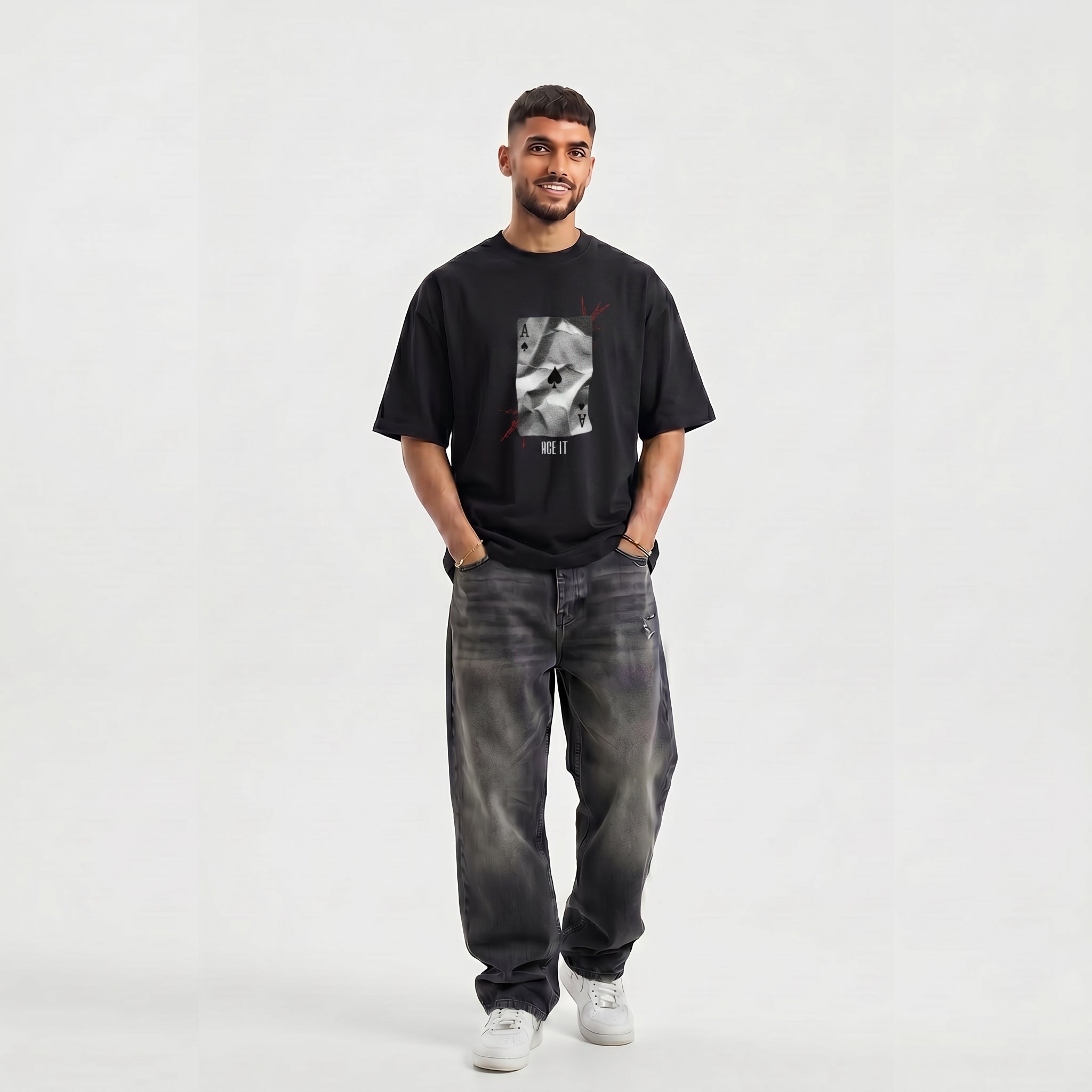 Ace It - Oversized graphic T-shirt