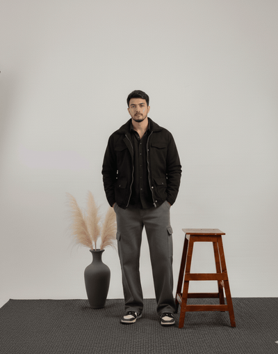 Denim Sherpa Trucker Jacket - | G STREET