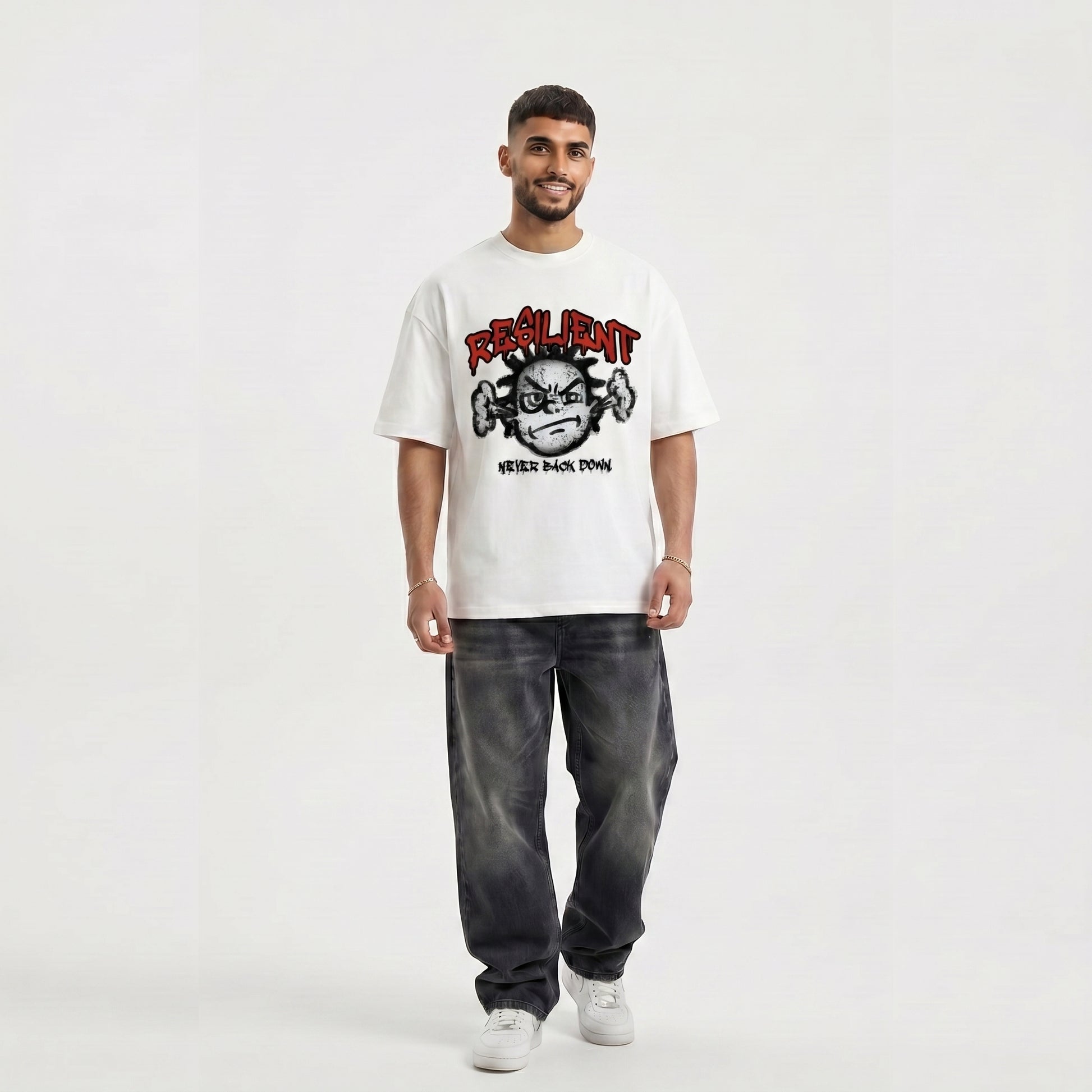 Resilient - Oversized graphic T-shirt - Graphic T-Shirt | G STREET