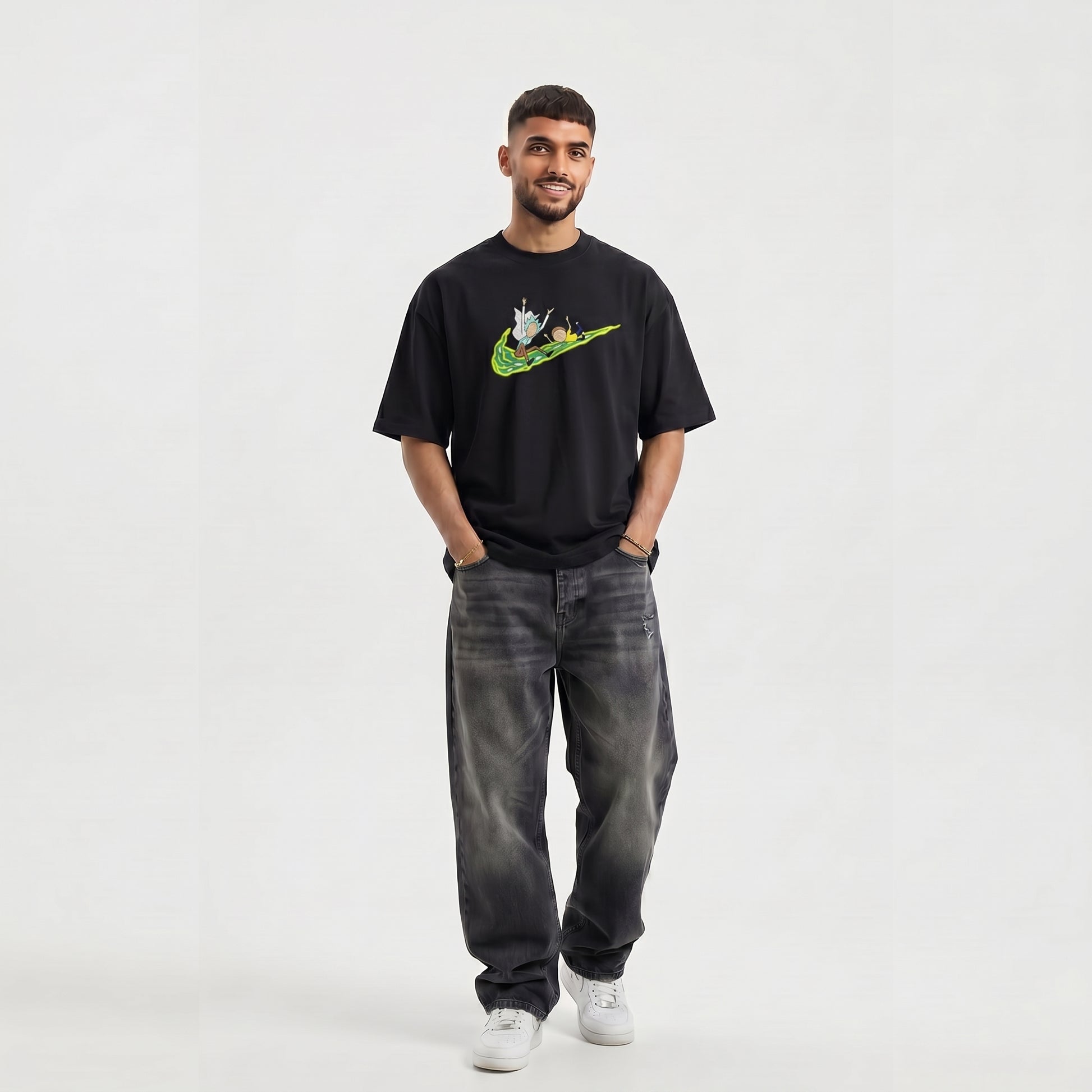 Rick n Morty - Oversized graphic T-shirt - Graphic T-Shirt | G STREET