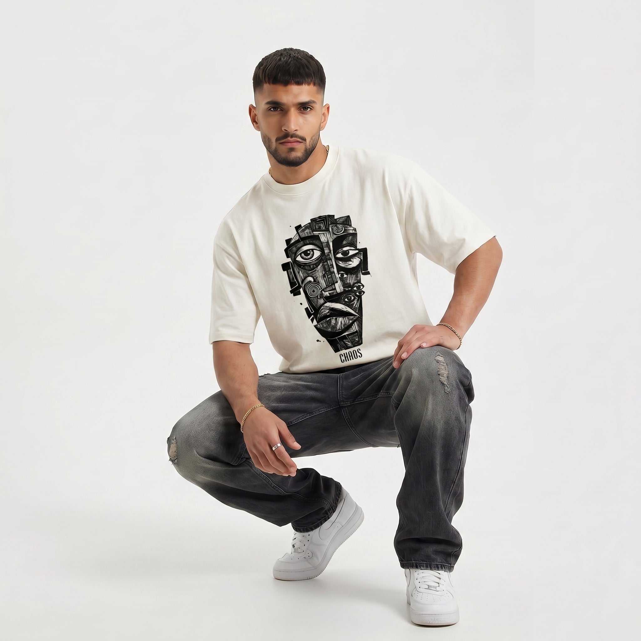 Chaos - Oversized graphic T-shirt