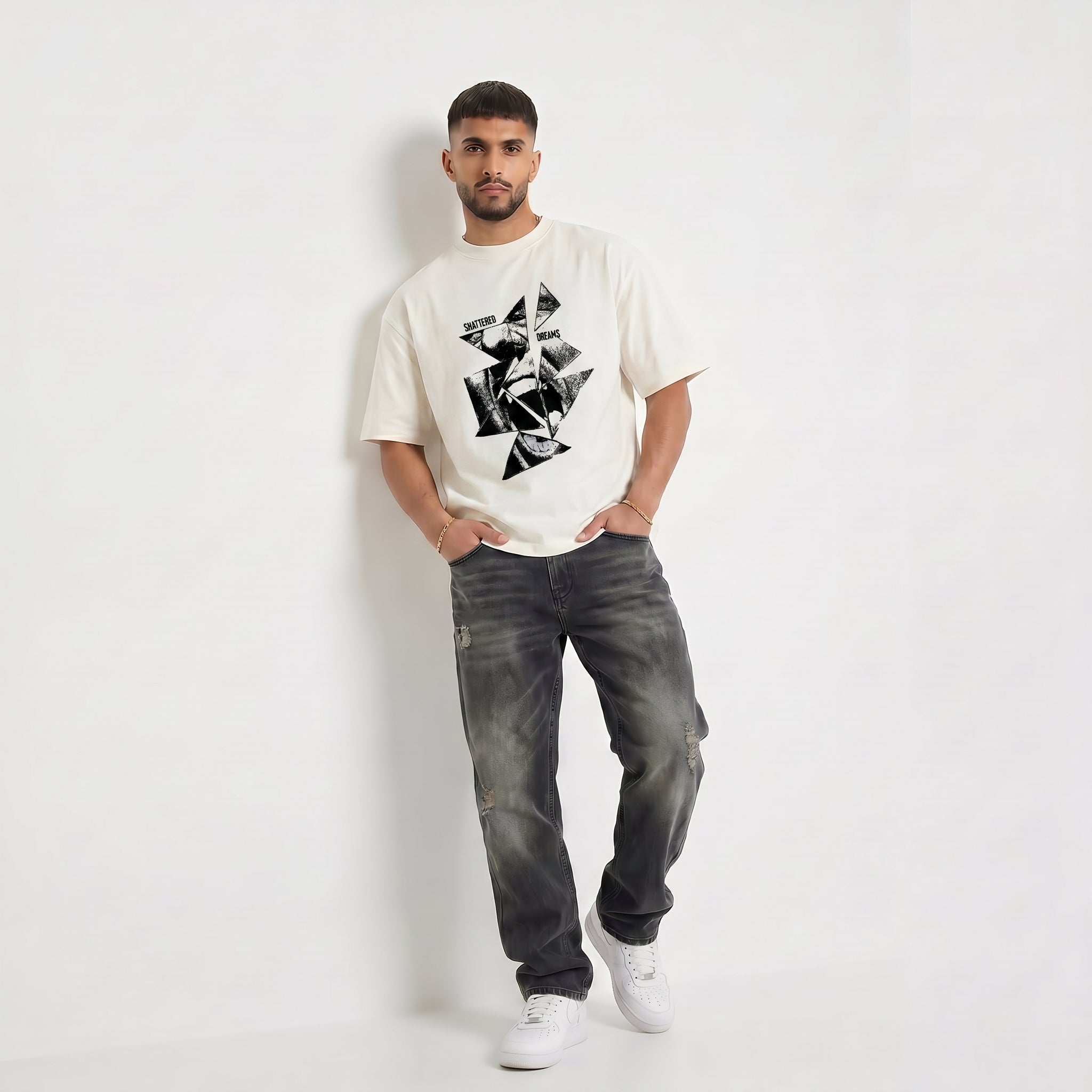 Shattered Dreams - Oversized graphic T-shirt - Graphic T-Shirt | G STREET
