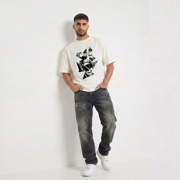 Shattered Dreams - Oversized graphic T-shirt - Graphic T-Shirt | G STREET