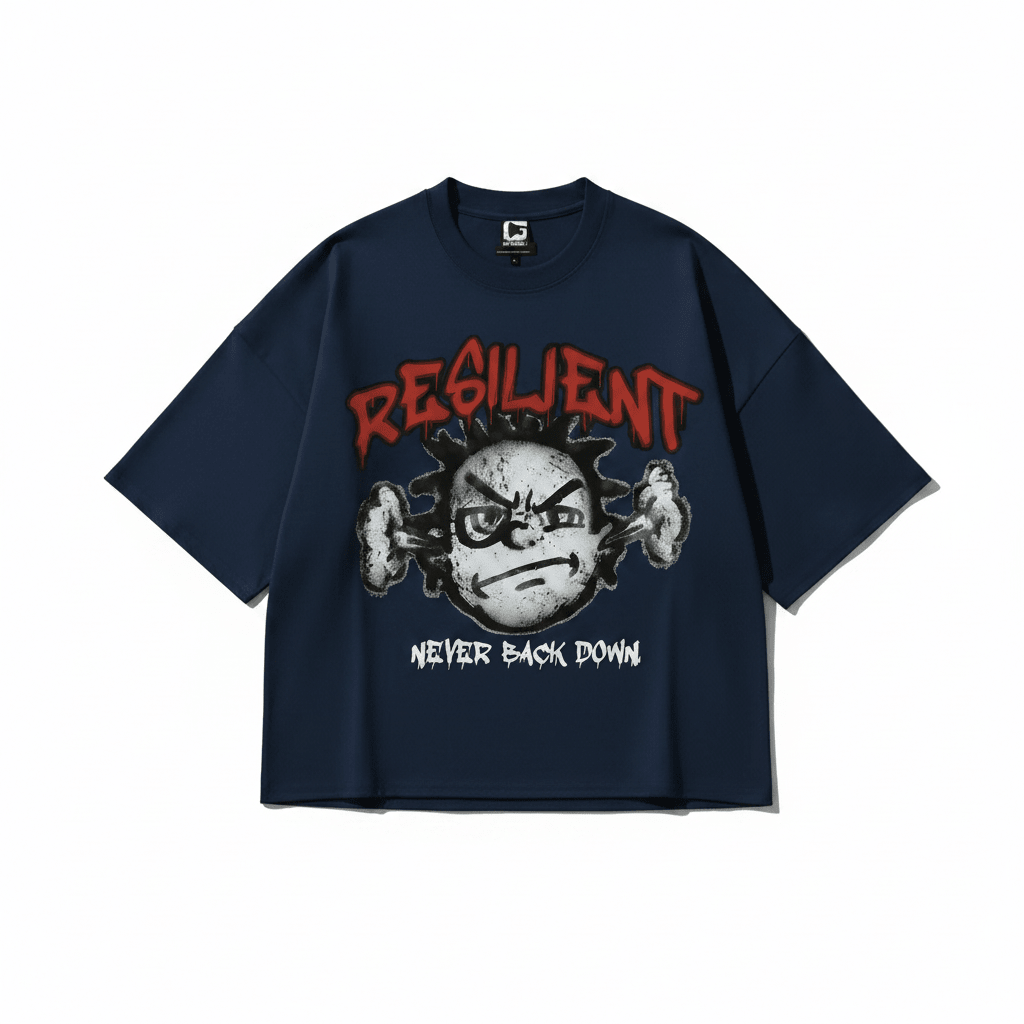 Resilient - Oversized graphic T-shirt - Graphic T-Shirt | G STREET
