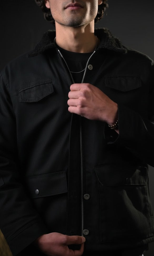 Denim Sherpa Trucker Jacket